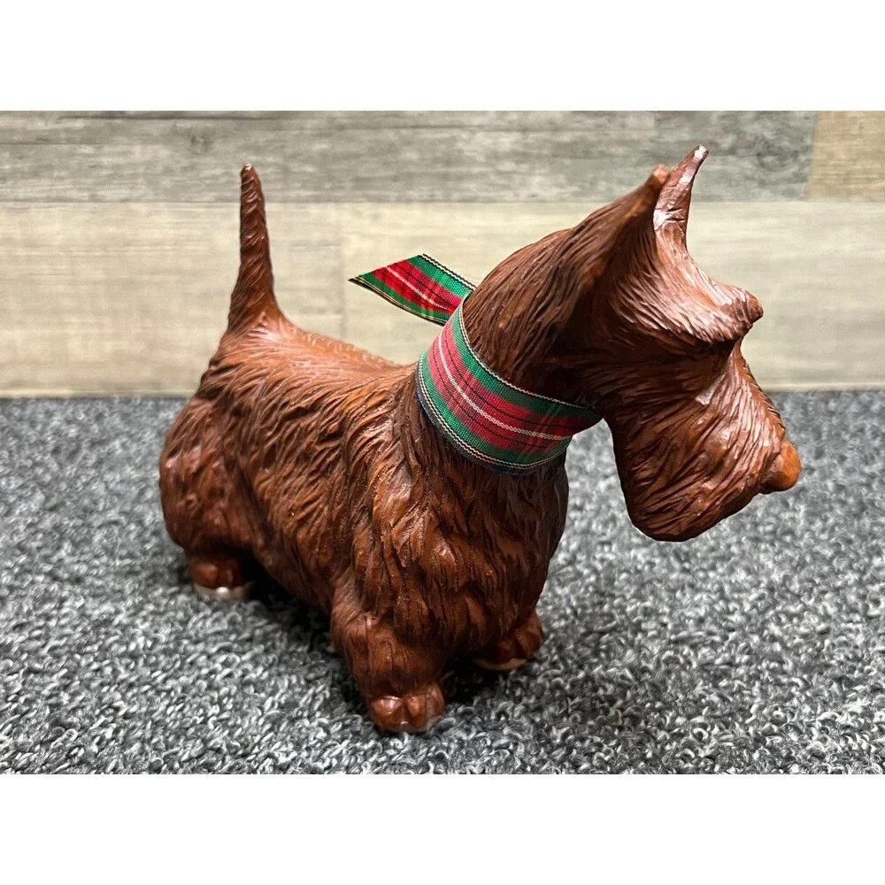 1990 Red Mill Manufacturing Scottish Terrier Scottie Dog Resin Figurine USA VTG